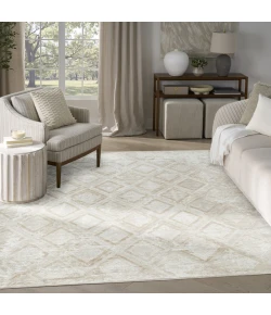 Nourison Home Dekor DEK05 Ivory Beige 7 ft. 10 in. X 9 ft. 10 in. Area Rug