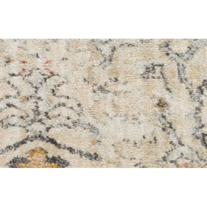 Nourison Oushak Home Cream OUS01 2 ft. 3 in. X 7 ft. 6 in. Rectangle Rug