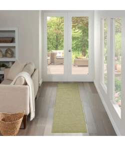 Nourison Home Positano POS01 Green 2 ft. 2 in. X 10 ft. Area Rug