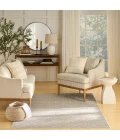 Nourison Washable Charm Silver Ivory WCH03 4 ft. X 6 ft. Rect. Rug