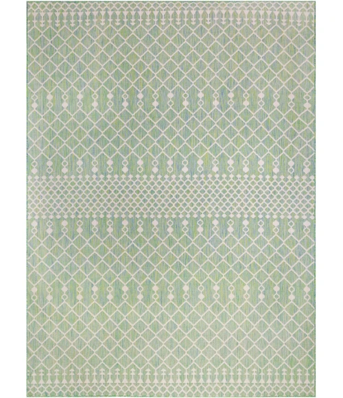 Nourison Positano Blue Green POS02 12ft. x 15ft. Rect. Rug