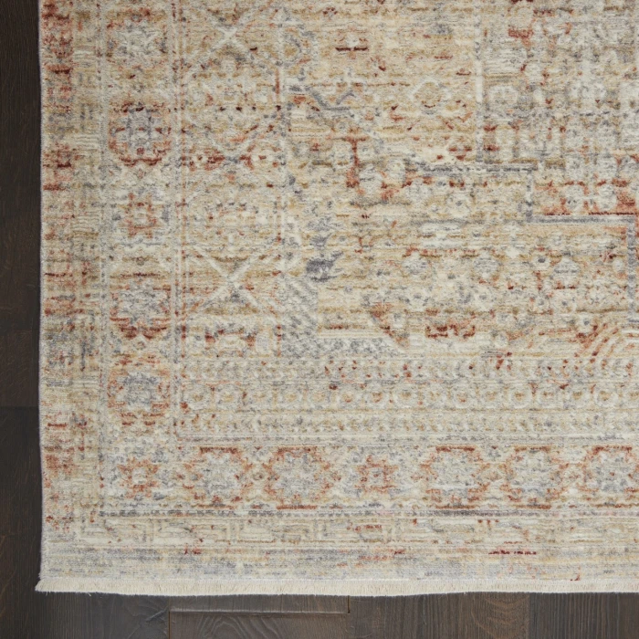 Nourison Home Lustrous Weave Grey LUW02 5ft.3in. x 7ft.9in. Rect. Rug