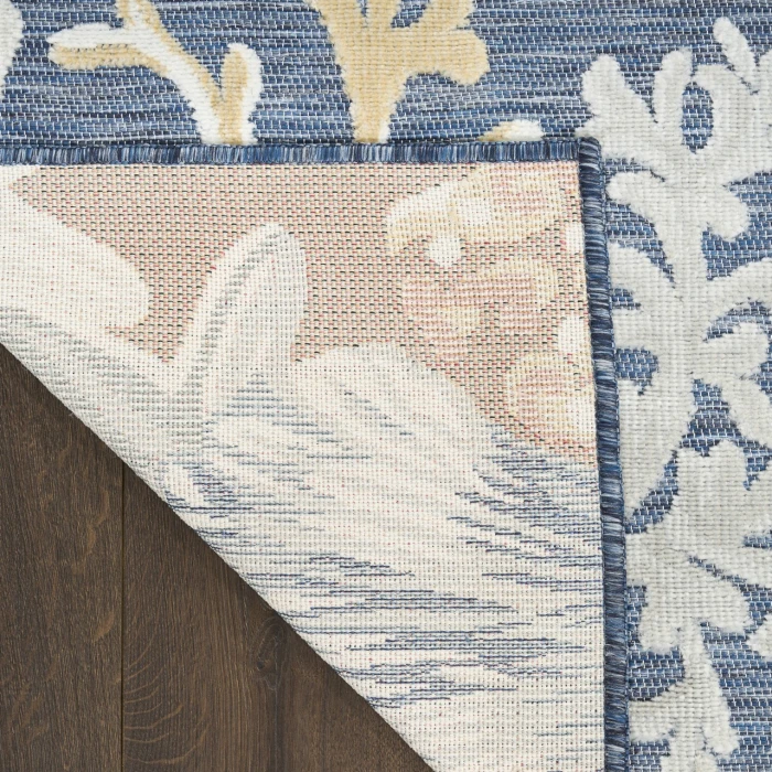 Nourison Home Suncoast Blue SNC04 2ft. x 6ft. Rect. Rug
