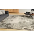 Nourison Serenity Home Ivory Grey SRH06 9 ft. X 12 ft. Rectangle Rug