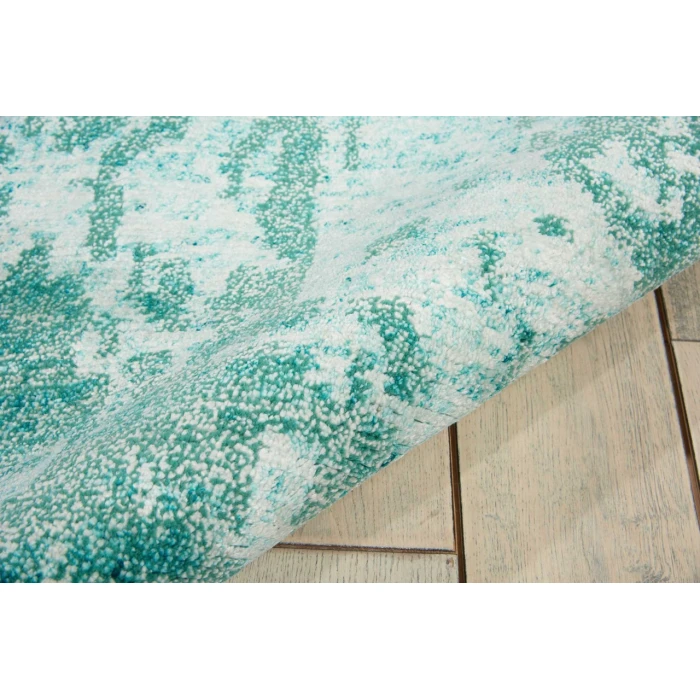 Nourison Home Silk Shadows Blue SHA10 5ft.6in. x 7ft.5in. Rect. Rug