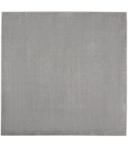 Nourison Home Nourison Essentials NRE01 Silver Grey 7 ft. Square Area Rug