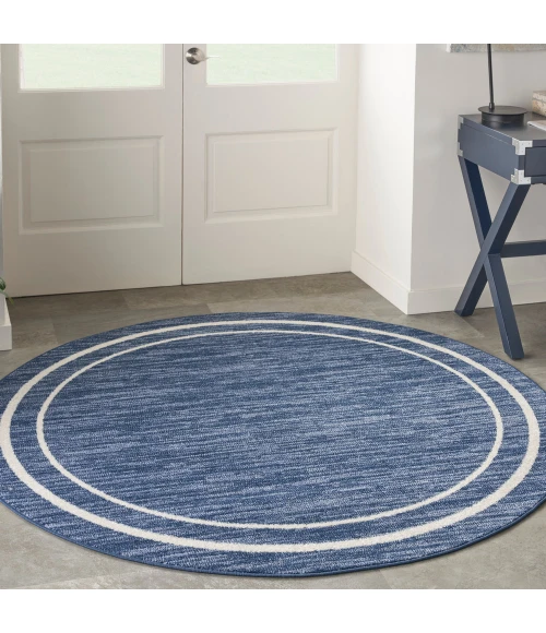 Nourison Nourison Essentials Area Rug NRE02 Navy/Ivory
