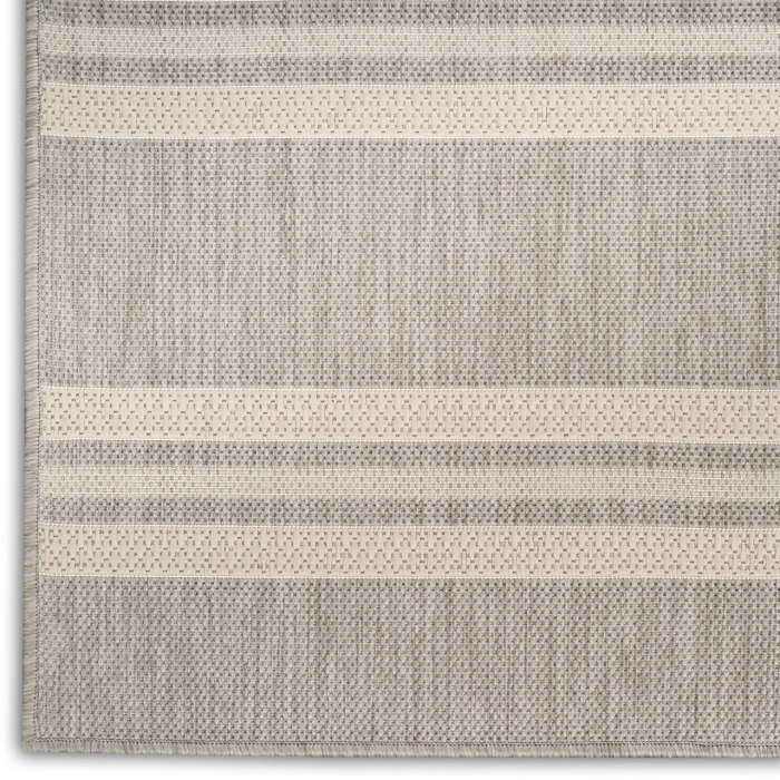 Nourison Home Horizon Indoor/Outdoor Grey HOZ05 10ft. x 14ft. Rect. Rug