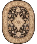 Nourison Home Nourison 2000 Black 2239 7ft.6in. x 9ft.6in. Oval Oval Rug