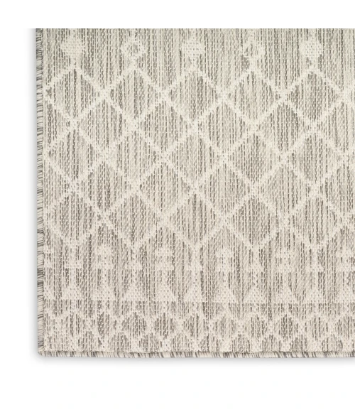 Nourison Positano Light Grey POS02 7 ft. X 10 ft. Rect. Rug