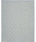 Nourison Home Washable Charm Blue WCH03 8ft. x 10ft. Rect. Rug