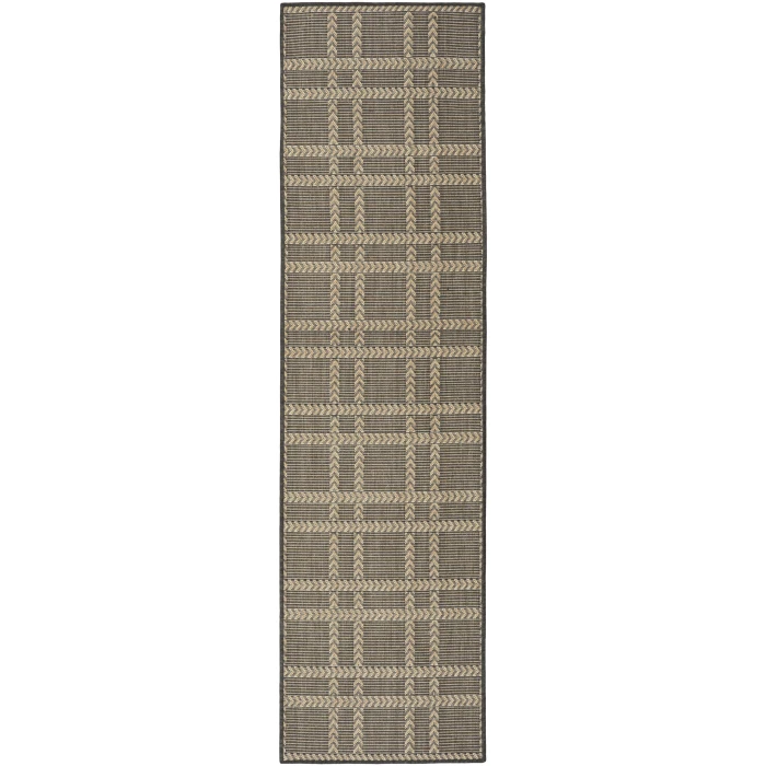 Nourison Home Horizon Indoor/Outdoor Black HOZ04 2ft. x 6ft. Rect. Rug