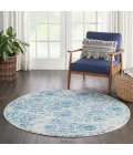 Nourison Jubilant Round Area Rug JUB05-Blue