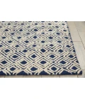 Nourison Home Deco Mod Navy 46358 3ft.9in. x 5ft.9in. Rect. Rug