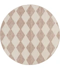 Nourison Positano Beige POS04 4ft. Round Rug