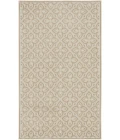 Nourison Home Washable Charm Beige WCH03 2ft. x 3ft. Rect. Rug
