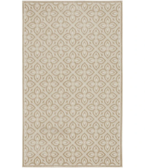 Nourison Home Washable Charm Beige WCH03 2ft. x 3ft. Rect. Rug