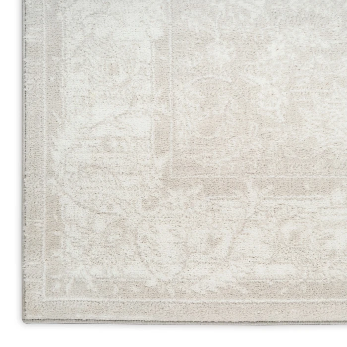 Nourison Dekor Light Grey DEK09 7 ft. 10 in. x 9 ft. 10 in. Rect. Rug