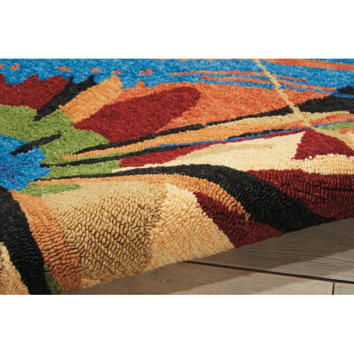 Nourison Home South Beach Black SOU01 5ft. x 7ft.6in. Rect. Rug