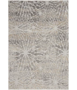 Nourison Home Silky Textures Grey SLY07 3ft.11in. x 5ft.11in. Rect. Rug