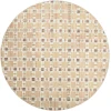 Nourison Nordic Rust Multicolor NRC14 5ft. x Round Round Rug