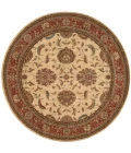 Nourison Home Living Treasures Cream / Ivory LI04 5ft.10in. x Round Round Rug