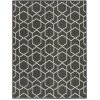 Nourison Home Horizon Indoor/Outdoor HOZ01 Black 6 ft. X 9 ft. Area Rug