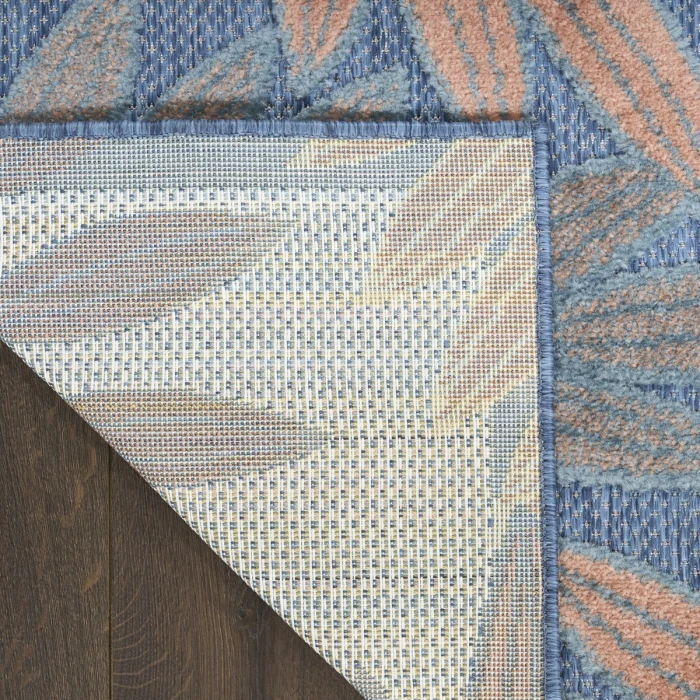 Nourison Aloha Blue Rose ALH18 2 ft. 8 in. X 4 ft. Rect. Rug