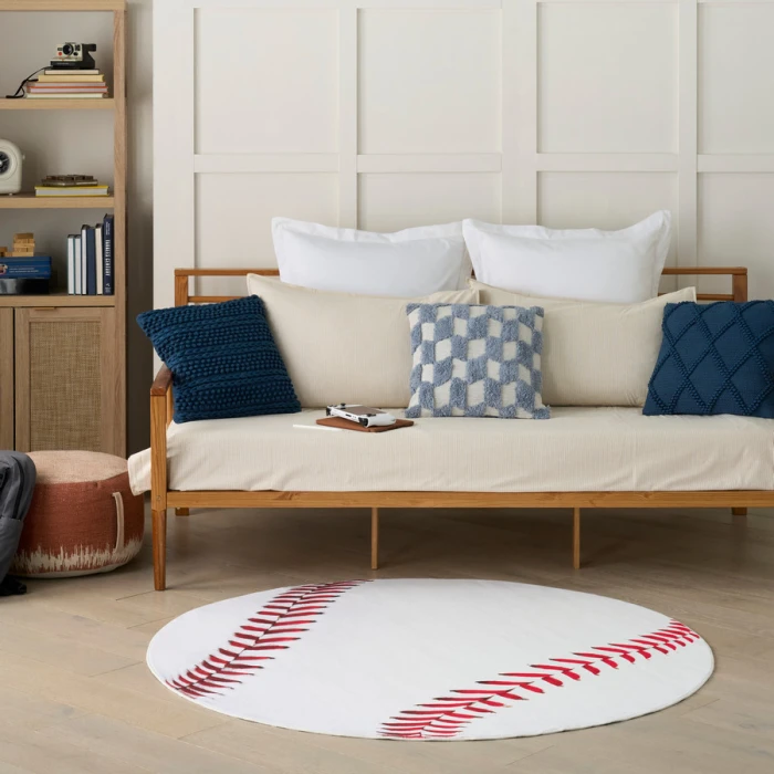 Nourison Home Imagination White IMA02 5 ft. Round Rug