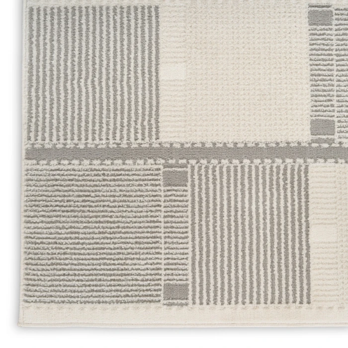 Nourison Home Nordic Ivory Grey NRC09 5 ft. X 7 ft. Rectangle Rug