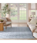 Nourison Care Free Blue CAF03 4 ft. X 6 ft. Rect. Rug