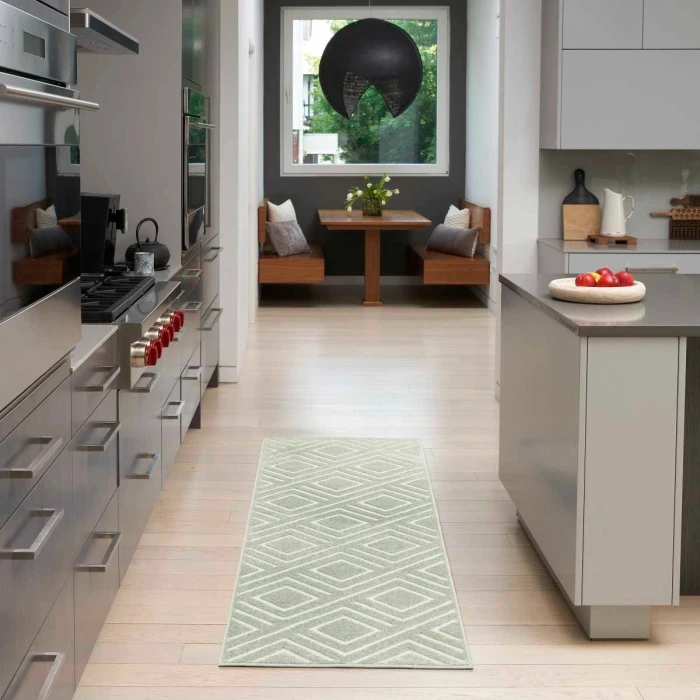 Nourison Care Free Green CAF03 6 ft. Rect. Rug
