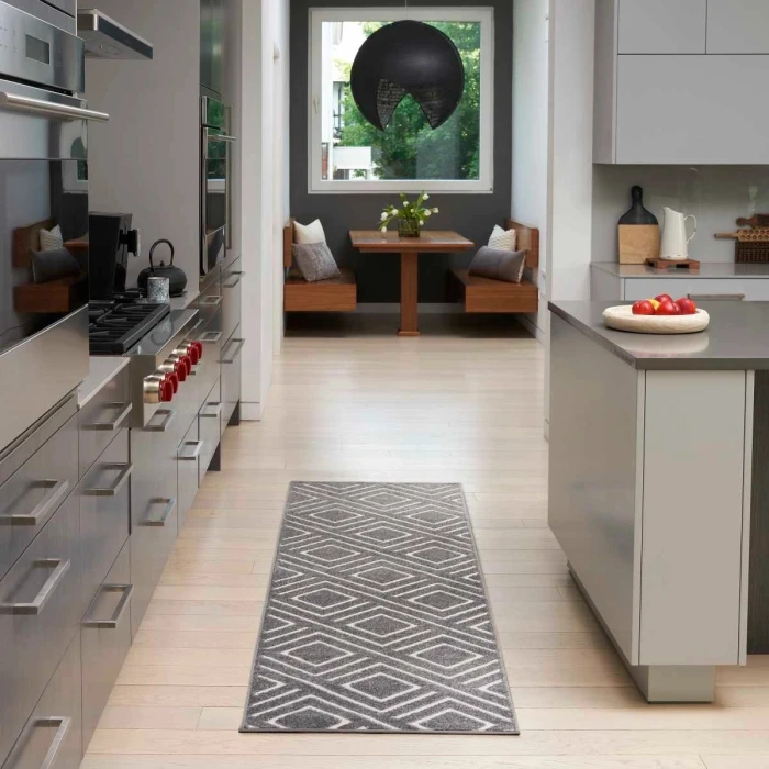 Nourison Care Free Grey CAF03 6 ft. Rect. Rug