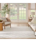 Nourison Care Free Ivory CAF03 8 ft. X 10 ft. Rect. Rug