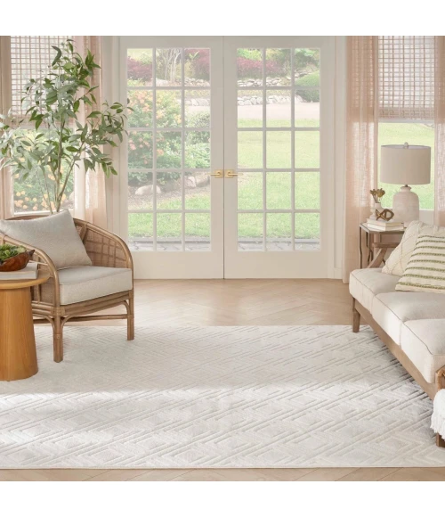 Nourison Care Free Ivory CAF03 8 ft. X 10 ft. Rect. Rug