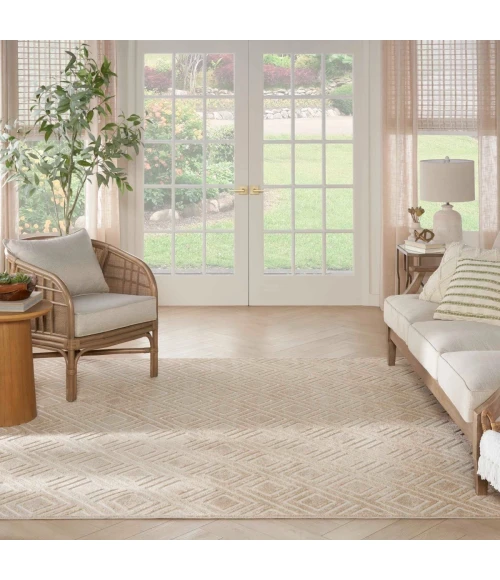 Nourison Care Free Taupe CAF03 8 ft. X 10 ft. Rect. Rug
