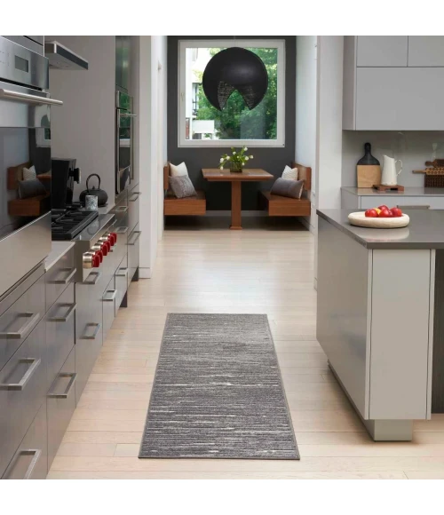 Nourison Care Free Grey CAF04 8 ft. X 10 ft. Rect. Rug