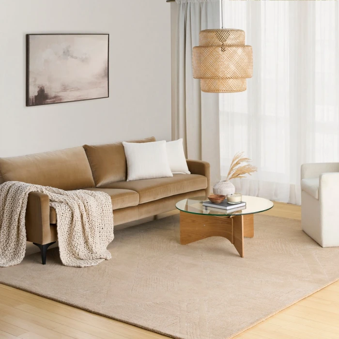 DKNY Pure Patterns Camel PRN01 8 ft. X 10 ft. Rect. Rug