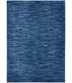 Nourison Home Nourison Essentials NRE01 Navy Blue 5 ft. X 7 ft. Area Rug