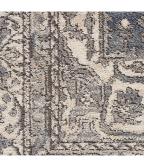 Nourison Quarry Grey/Ivory QUA07 7 ft. X 10 ft. Rect. Rug