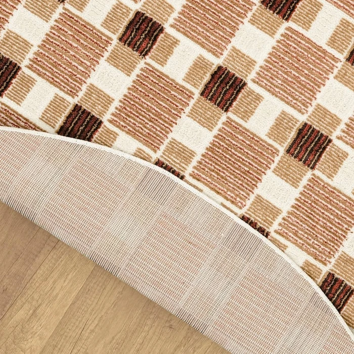 Nourison Nordic Rust NRC14 8ft. x Round Round Rug