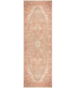 Nourison Home Vintage Washables VWS07 Coral Taupe 2 ft. X 6 ft. Area Rug