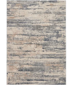 Nourison Home Rustic Textures RUS04 Beige Grey 5 ft. 3 in. X 7 ft. 3 in. Area Rug