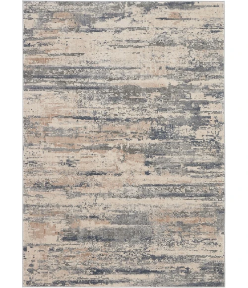 Nourison Rustic Textures Area Rug RUS04-Beige/Grey