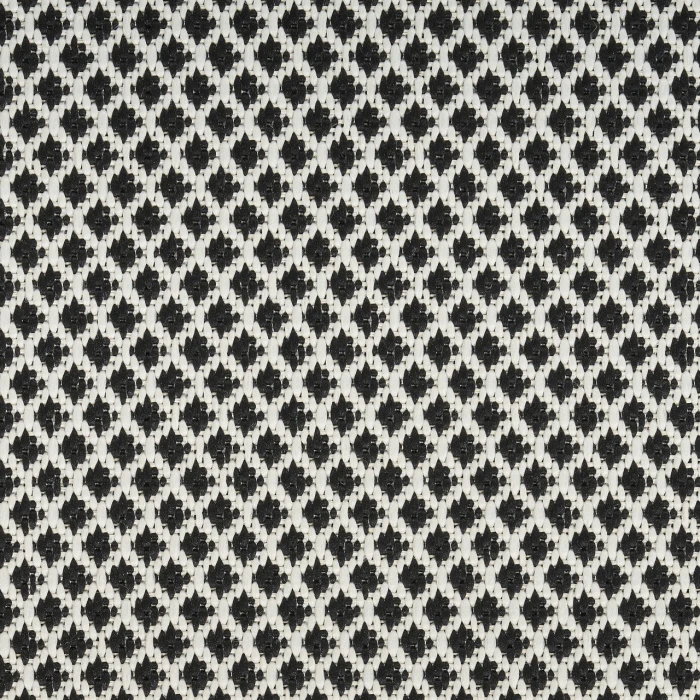 Nourison Home Courtyard Black COU01 5ft. x Round Round Rug