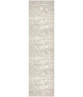 Nourison Vintage Washables Grey VWS09 2 ft. 2 in. X 8 ft. Rect. Rug