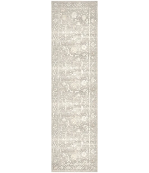 Nourison Vintage Washables Grey VWS09 2 ft. 2 in. X 8 ft. Rect. Rug