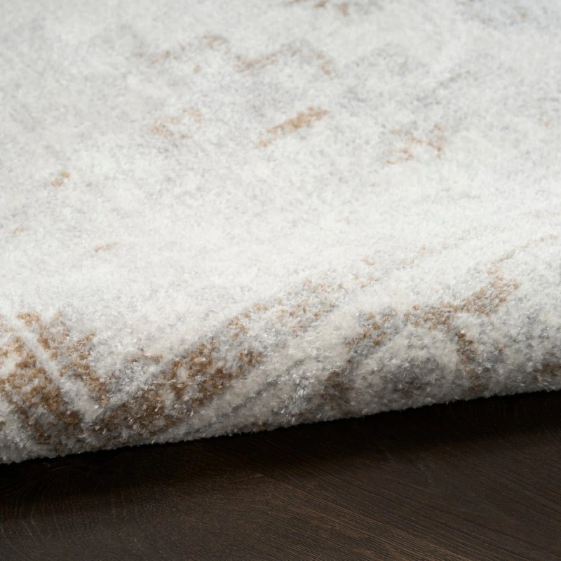 Nourison Astra Machine Washable Grey ASW11 7 ft. 10 in. x 10 ft. Rect. Rug