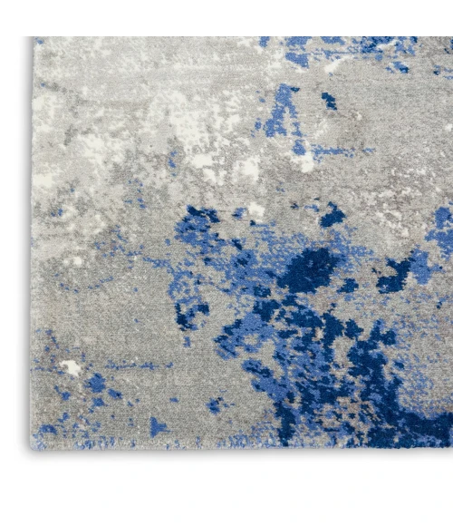 Nourison Twilight Area Rug TWI22 Blue/Grey 2'3" x 3'