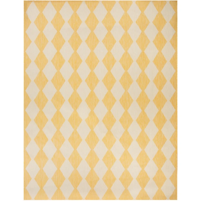 Nourison Positano Yellow POS04 9ft. x 12ft. Rect. Rug